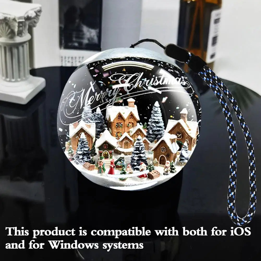 2.7-Inch Video Memory Ball 4GB Video Player 1000Mah Crystal Ball Lamp Resolution 480×480 DIY Memory Art Glass Ball for Gift